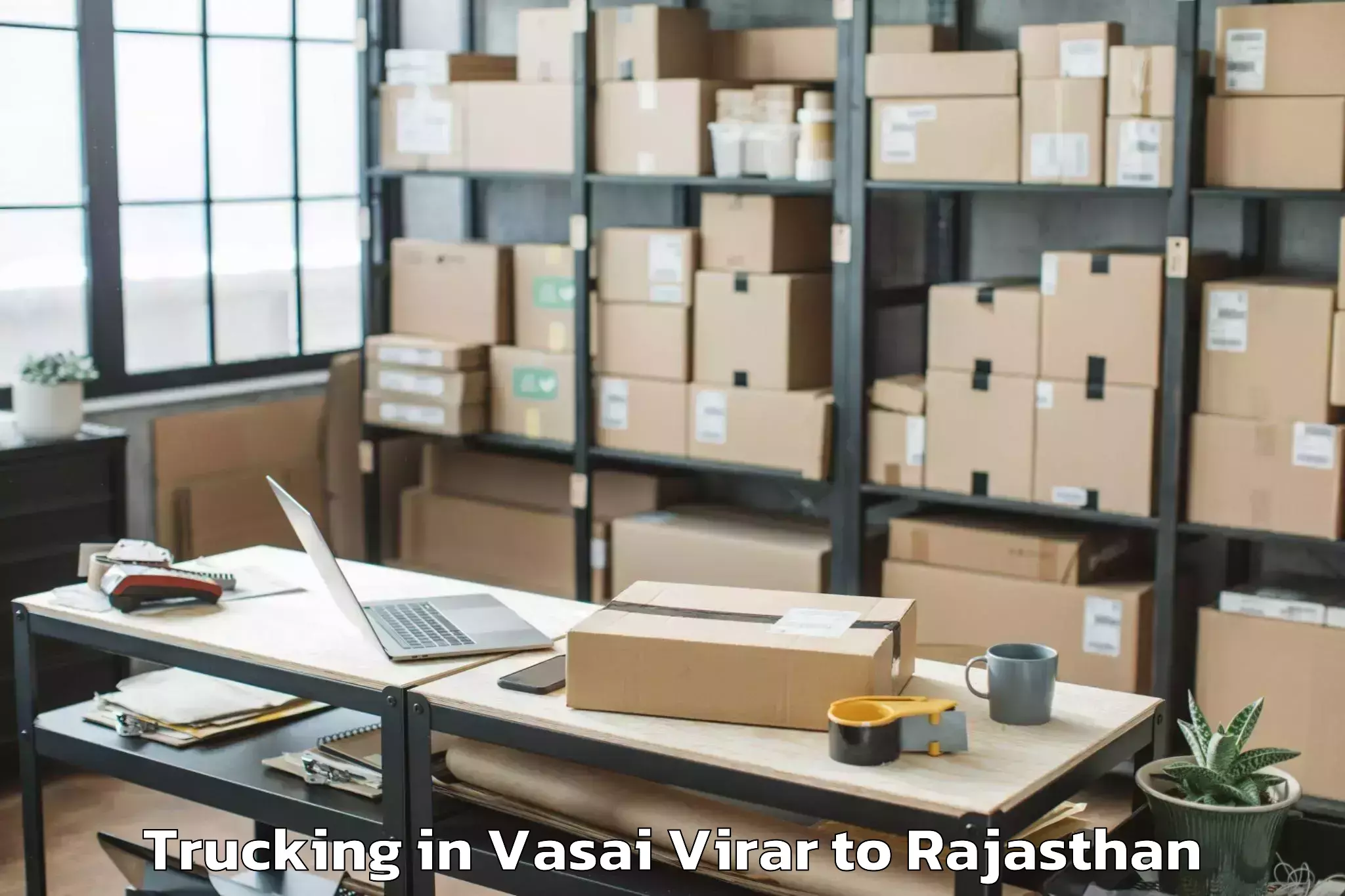 Get Vasai Virar to Viratnagar Trucking